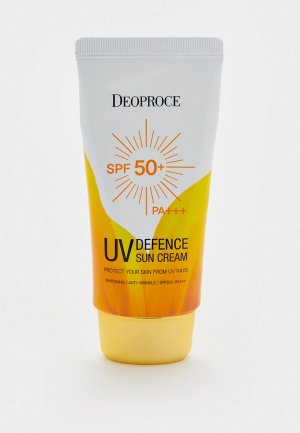 Крем солнцезащитный Deoproce UV DEFENCE SUN PROTECTOR, SPF 50, 70 мл.. Цвет: прозрачный
