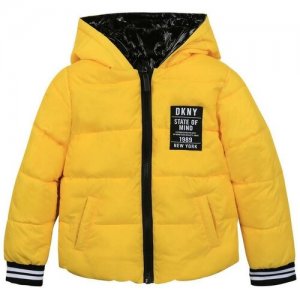 Куртка , размер 140, мультиколор DKNY. Цвет: мультиколор