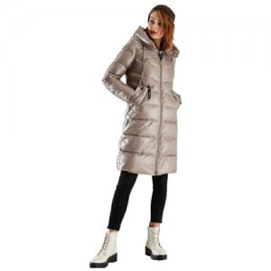 Женское зимнее пальто CLASNA, цвет бежевый, размер 2XL Clasna