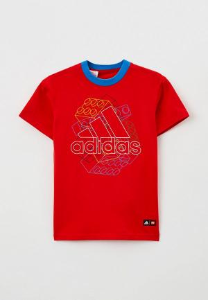 Футболка adidas LK LEGO CL T. Цвет: красный
