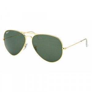Солнцезащитные очки , золотой, зеленый Ray-Ban. Цвет: золотистый/зеленый/green