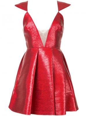 Платье Gretchen Alex Perry. Цвет: красный