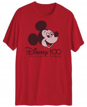 Мужская футболка Mickey 100 с короткими рукавами Hybrid