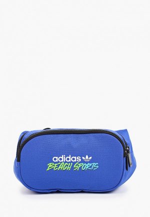 Сумка поясная adidas Originals FUN WAISTBAG. Цвет: синий