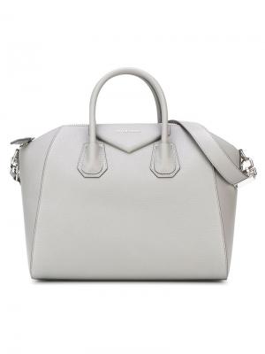 Большая сумка-тоут Antigona Givenchy. Цвет: серый