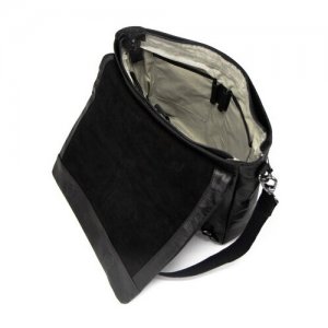 Кожаный деловой портфель-рюкзак Vintage, AM-350 Aeronautica Militare. Цвет: черный