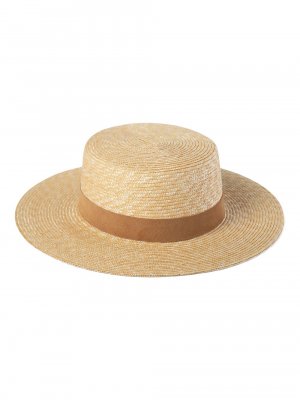 Соломенная шляпа Spencer Boater с замшевой отделкой Lack of Color