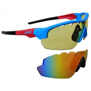 Очки лыжные Ticino Glasses (2 линзы) blue\red, SG14.12 KV+. Цвет: красный