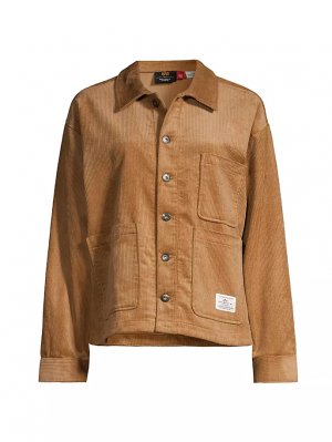 Вельветовое пальто для работы , цвет bronzed brown Alpha Industries