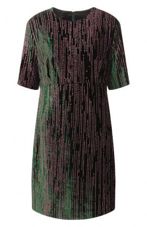 Бархатное платье Escada. Цвет: зеленый