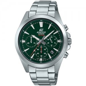 Наручные часы CASIO Edifice EFV-630D-3A, серебряный, зеленый