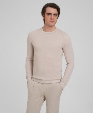 Пуловер трикотажный KWL-0806 LBEIGE HENDERSON. Цвет: бежевый