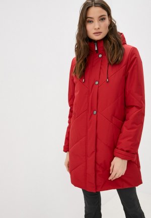 Куртка утепленная Maritta. Цвет: красный
