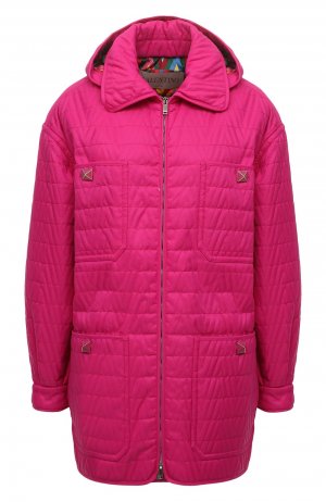 Утепленная куртка Valentino. Цвет: розовый