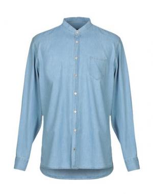 Джинсовая рубашка LABORATORI ITALIANI. Цвет: синий