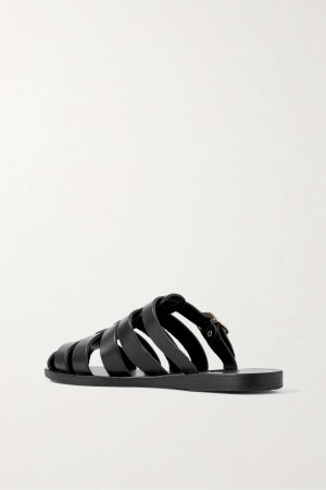 Сандалии Cosmia из кожи, черный Ancient Greek Sandals
