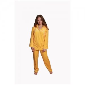 Домашний комплект пижама для дома Александра,костюм ,домашний костюм Вакас-текстиль. Цвет: желтый/золотистый