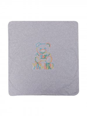 Teddy Bear embroidered nest Moschino Kids. Цвет: серый