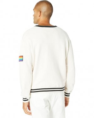 Толстовка Pride Caster Organic French Terry Sweatshirt, цвет Vintage White/Black Splits59