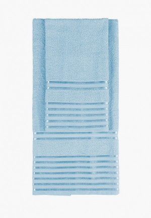 Комплект полотенец Mia Cara 50х90, 70х140 Патрисия. Цвет: голубой
