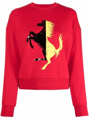 Толстовка Prancing Horse с логотипом Ferrari. Цвет: красный