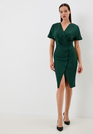 Платье Avemod. Цвет: зеленый