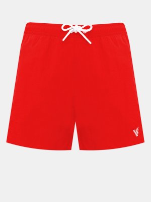 Плавательные шорты Emporio Armani. Цвет: красный