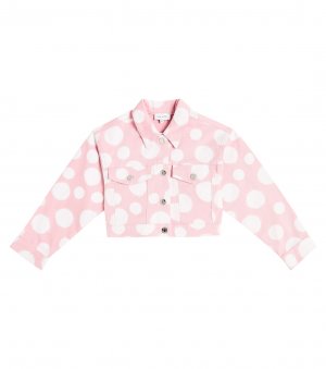 Джинсовая куртка в горошек, розовый Marc Jacobs