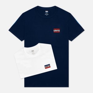 Комплект мужских футболок Levis 2-Pack Crewneck Graphic Levi's. Цвет: комбинированный