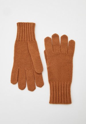 Перчатки Tegin. Цвет: коричневый