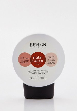 Краска для волос Revlon Professional NUTRI COLOR FILTERS тонирования, 740 медный, 240 мл. Цвет: оранжевый