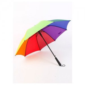 Зонт Радуга 8 спиц с гладкой ручкой | ZC Rainbow zontcenter