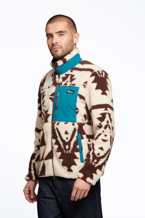 Мужская зимняя флисовая куртка Geo Mattawa , коричневый Penfield