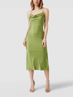 Коктейльное платье с запахом Unique, светло-зеленый unique