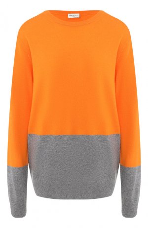 Кашемировый пуловер Dries Van Noten. Цвет: оранжевый