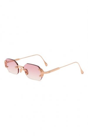 Солнцезащитные очки John Dalia. Цвет: розовый