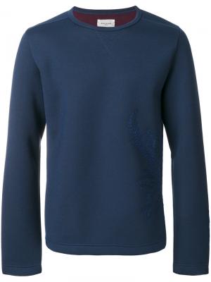 Embroidered sweatshirt Rochas. Цвет: синий