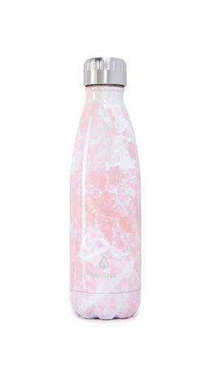 Бутылка для воды Vogue Stone емкостью 17 унций Manna. Цвет: розово-серый мульти