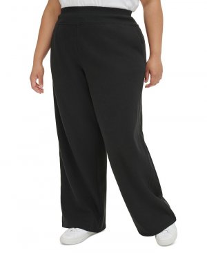Широкие брюки с высокой талией больших размеров , черный Calvin Klein