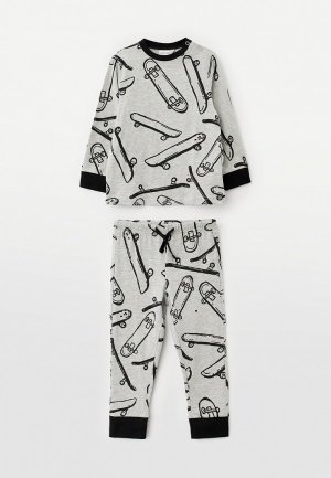 Пижама Coccodrillo. Цвет: серый