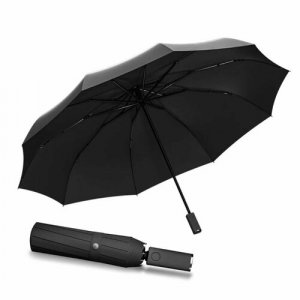 Смарт-зонт, черный Xiaomi. Цвет: черный