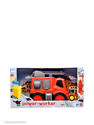Пожарная машина ВIG-POWER-WORKER, 33*20*26 см.,1/4 BIG. Цвет: красный