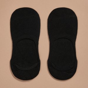 Следки Socks, черные CozyHome. Цвет: черный