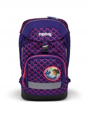Рюкзак Pearl DiveBear, фиолетовый/синий/розовый Ergobag