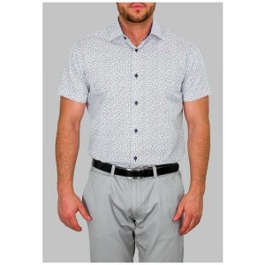 Рубашка , размер 174-184/39, белый GREG. Цвет: белый