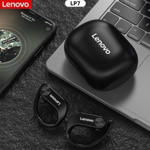 LP7 TWS Беспроводные наушники Bluetooth двойной стерео бас IPX5 водонепроницаемые наушники-вкладыши гарнитура с микрофоном для спортивных игр Lenovo