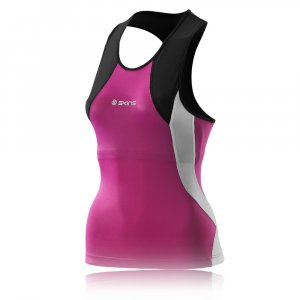 Спортивный топ TRI400 Compression Triathlon Racer Back, белый Skins