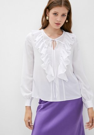 Блуза Fiori di Lara. Цвет: белый