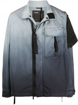 Куртка Zephyr 3L с эффектом градиента Nemen. Цвет: синий
