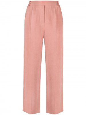 Прямые брюки с завышенной талией ETRO. Цвет: розовый